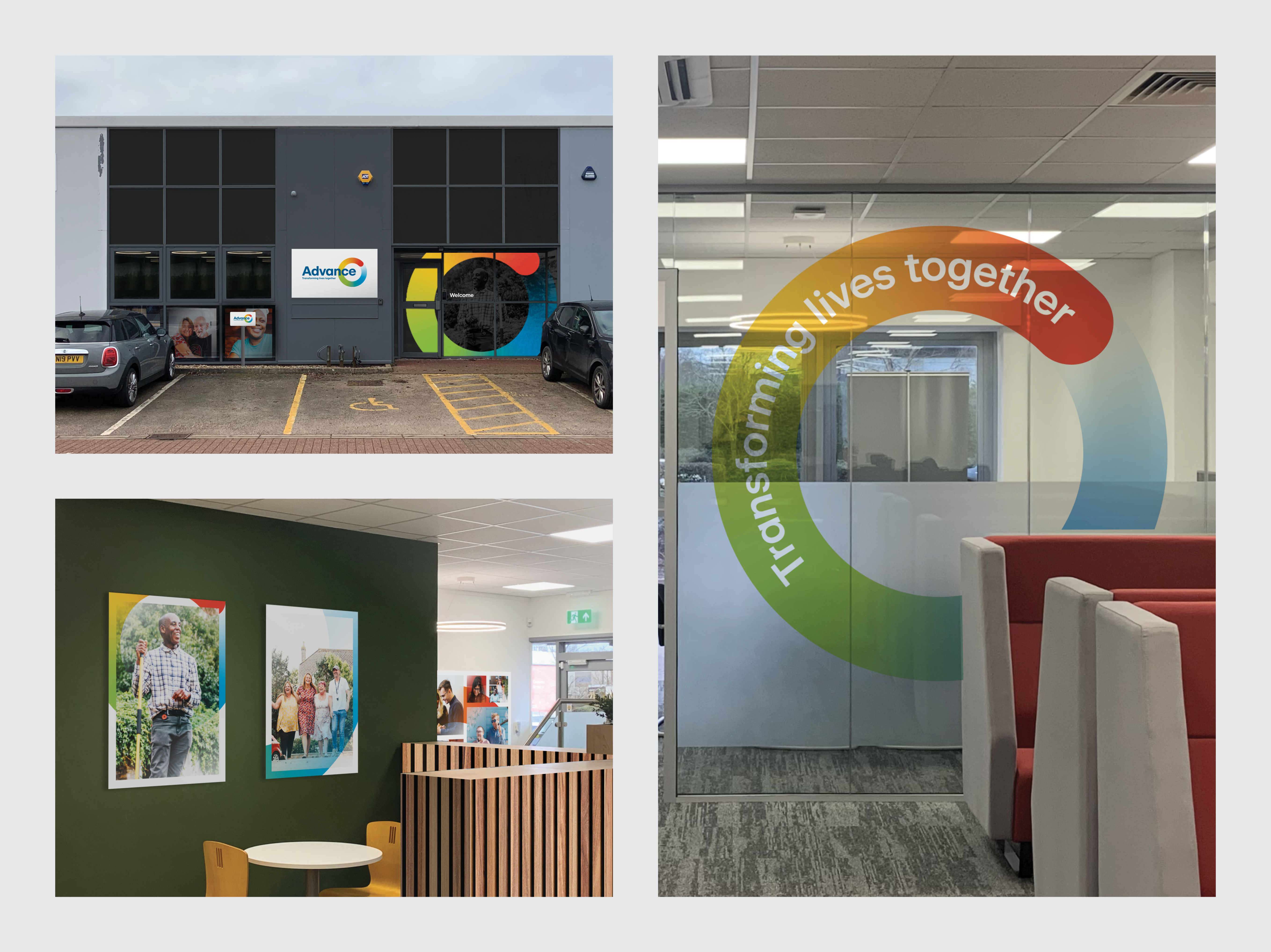 Advance signage in Leicester