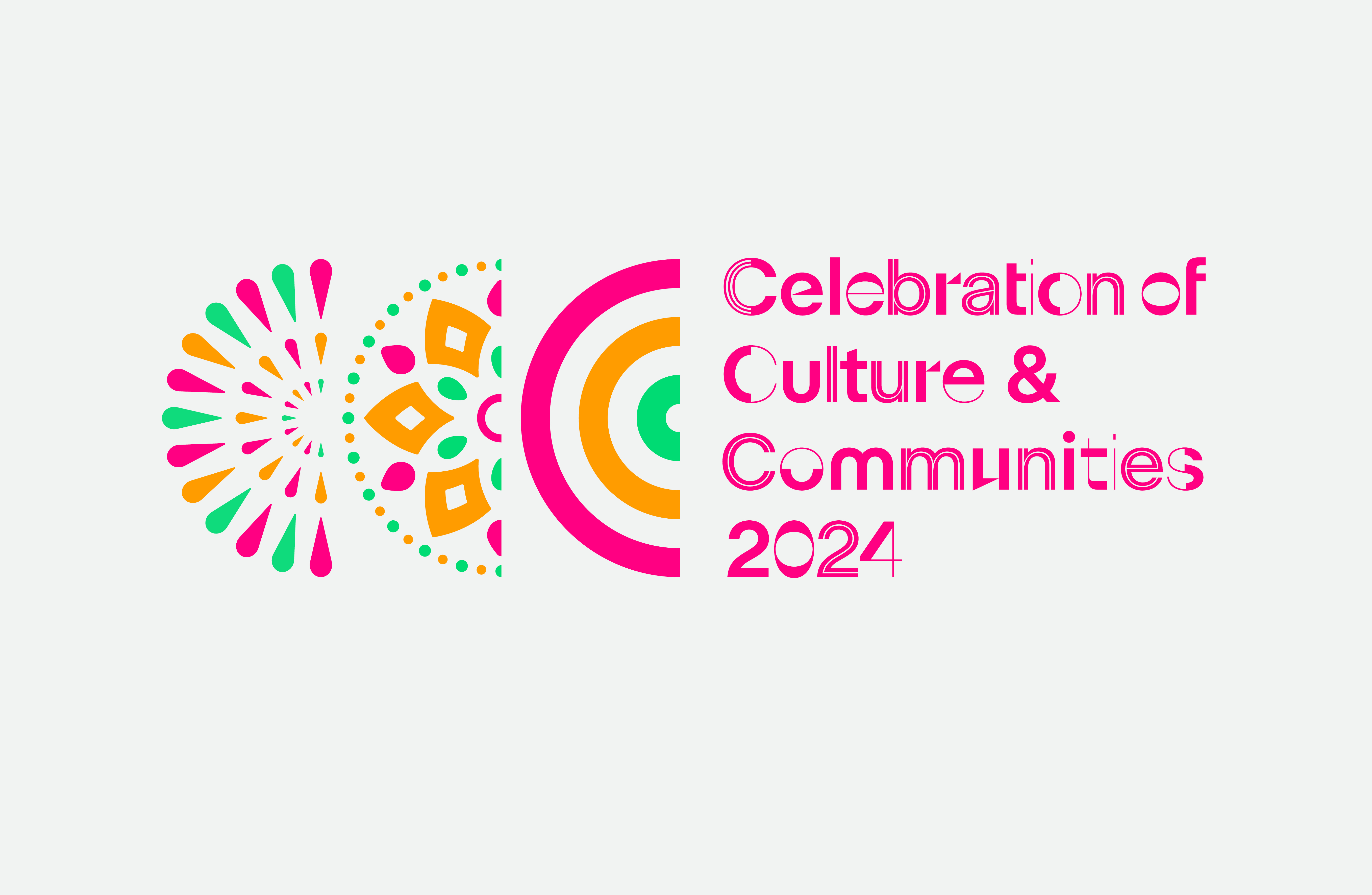 Celebration of Culture and Communities branding